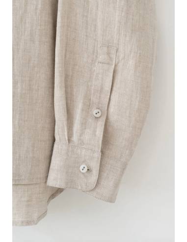 Robe en lin pur élégante et fluide pour femme