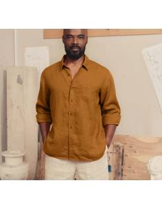 Chemise en pur lin pour homme