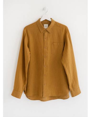 Robe en lin pur élégante et fluide pour femme