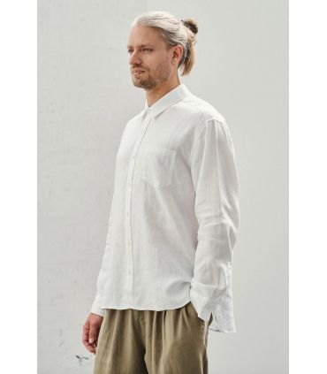 Robe en lin élégante et fluide pour femme