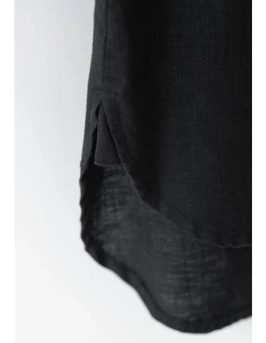 Robe en lin pur élégante et fluide pour femme