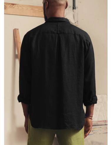 Robe en lin pur élégante et fluide pour femme