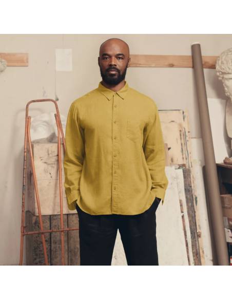 Chemise en pur lin pour homme