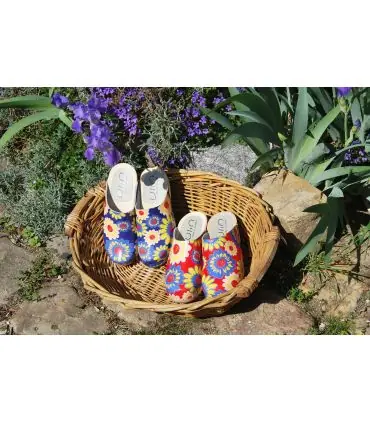 Damen Schwedische Holzschuhe clogs und Leder lack