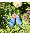 Damen Schwedische Holzschuhe clogs und Leder lack