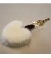Christmas decoration Genuine sheepskin heart