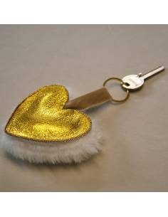 Heart in lambskin and sheepskin 