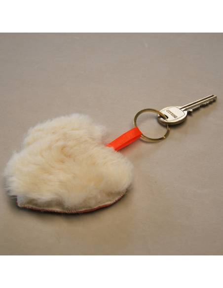 Heart in lambskin and sheepskin 