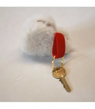 Christmas decoration Genuine sheepskin heart