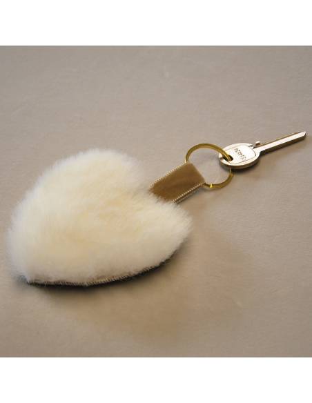 Heart in lambskin and sheepskin 