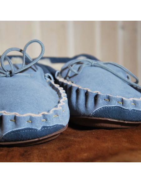 Men's slippers moccasin in guenuine lambskin