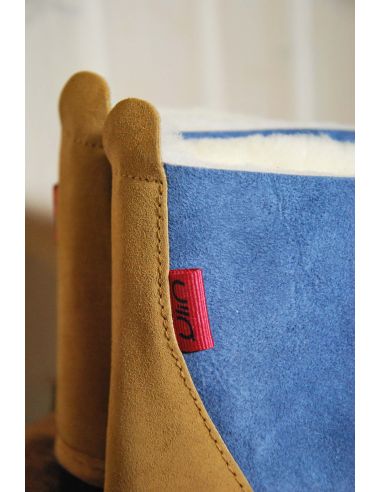 Chaussons mouton pour Hommes chauds et hauts en peau d'agneau