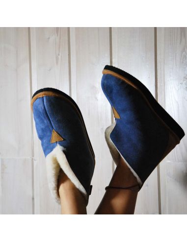 Zapatillas de piel de cordero genuino