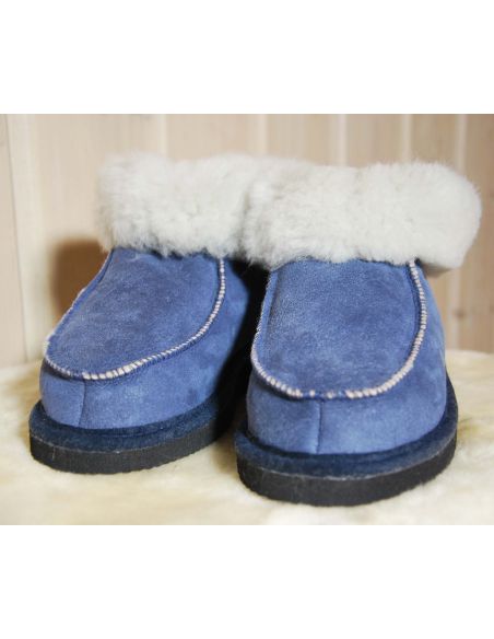 Chaussons chauds en peau de mouton Femme et Homme