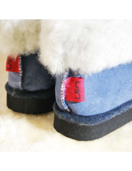 Chaussons chauds en peau de mouton Femme et Homme