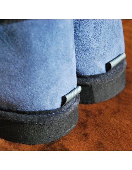 Chaussons chauds charentaises Homme et femme en peau de mouton
