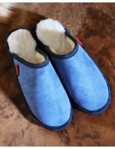 Men's nordic slippers in guenuine lambskin