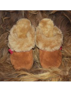 Women's swedish wooden clogs in grey felt