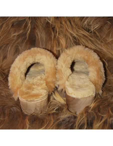 Damen Schwedische Holzschuhe und wollfilz