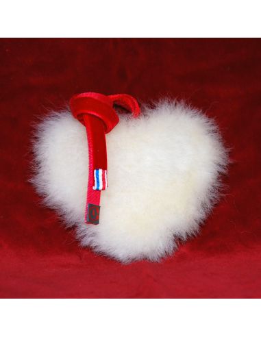 Hand-painted golden sheepskin and lambskin Christmas decoration traditional decoration