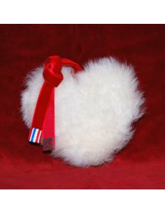 Handbemalte Weihnachtsdekoration aus Leder Arôme Nordique   2