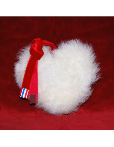 Handbemalte Weihnachtsdekoration aus Leder Arôme Nordique  