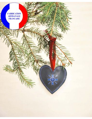 Hand-painted sheepskin and lambskin Christmas decoration traditional decoration