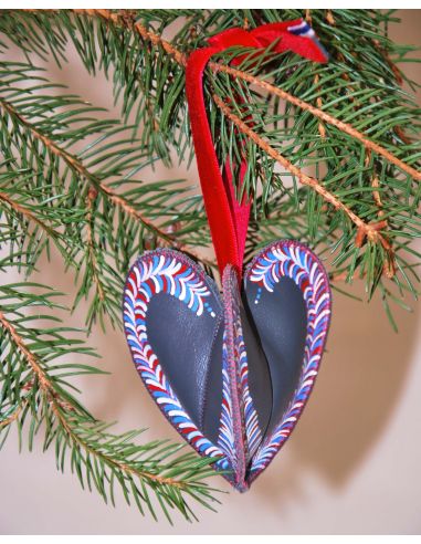 Hand-painted golden lambskin Christmas decoration for christmas tree 