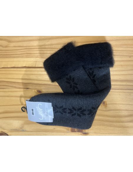 Calcetines cálidos de lana para mujer y hombre, con termoterapia y para pies sensibles