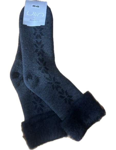 Warme Fleece-Socken für Damen und Herren, mit Thermotherapie und für empfindliche Füße