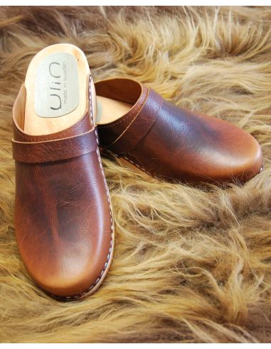 Sabots Suédois cuir Bubble tannage végétal édition Suprème 