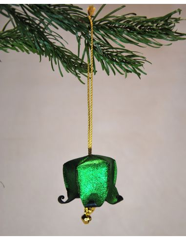 Musical Christmas Campanula Flowers in leather for the Christmas tree