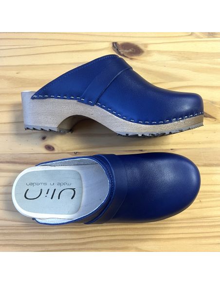 Sabot bois homme suédois bois cuir tannage végétal