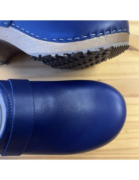 Sabot bois homme suédois bois cuir tannage végétal