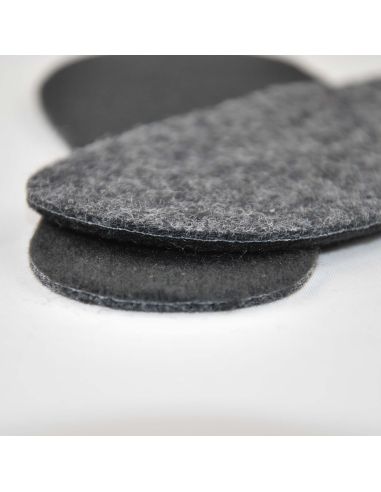Double-layer sheep's wool felt insoles