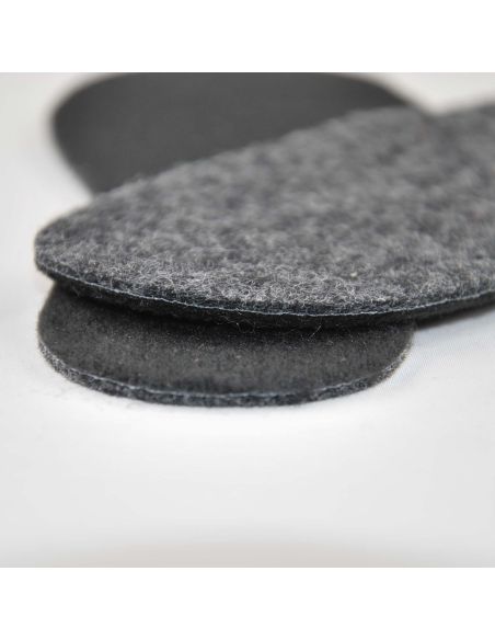 Double-layer sheep's wool felt insoles