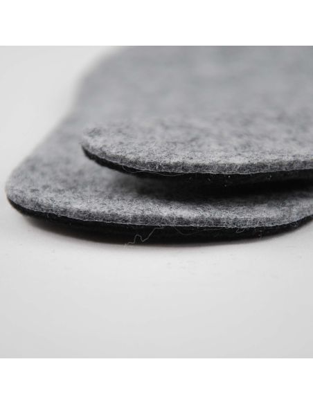 Double-layer sheep's wool felt insoles