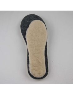 Double-layer sheep's wool and wool felt insoles  2