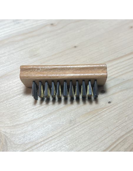 Brosse bois et laiton spéciale daim et nubuck WOLY 