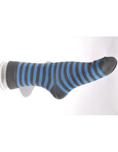 special offer for  2 Women Socks colored stripes in Egyptian cotton