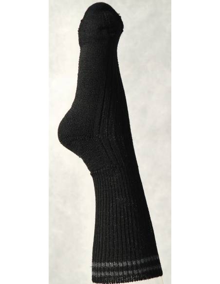 chaussettes laine 60%  non comprimantes noir