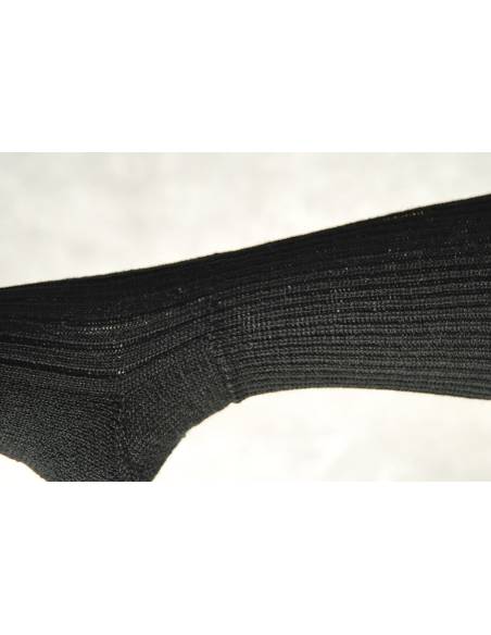 chaussettes laine 60%  non comprimantes zoom maille