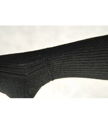 chaussettes laine 60%  non comprimantes zoom maille