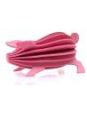 Pig decoration and postcard wood Birch LOVI