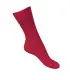 Damen druckfrei Socken feine Merinowolle 90 % rot, schwarz und ungebleicht