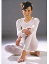 dessous chauds femmes dentelle et laine manches longues