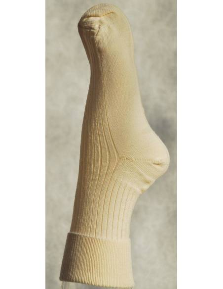 Chaussettes fines en laine mérinos femmes écrues