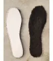 Plantillas de piel de cordero de zapatos
