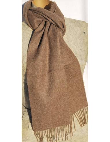 Echarpes luxueuses baby alpaga marron