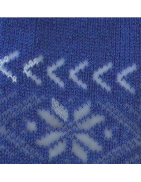 Moufles en laine jacquard nordique 
